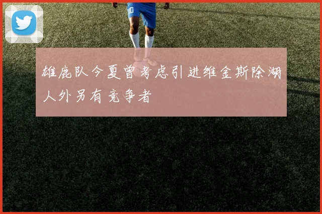 雄鹿队今夏曾考虑引进维金斯除湖人外另有竞争者