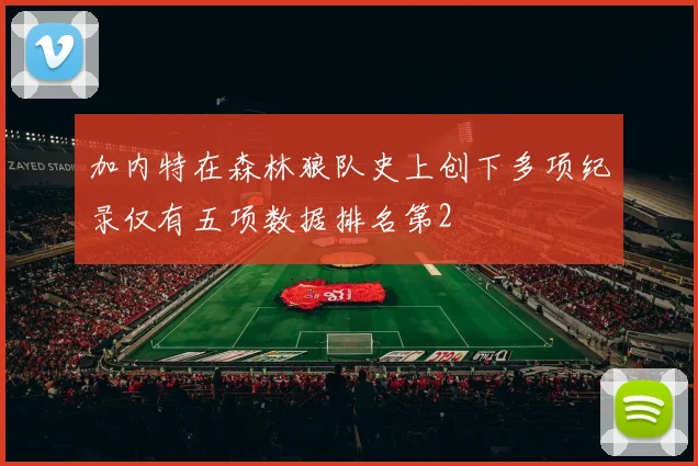 加内特在森林狼队史上创下多项纪录仅有五项数据排名第2